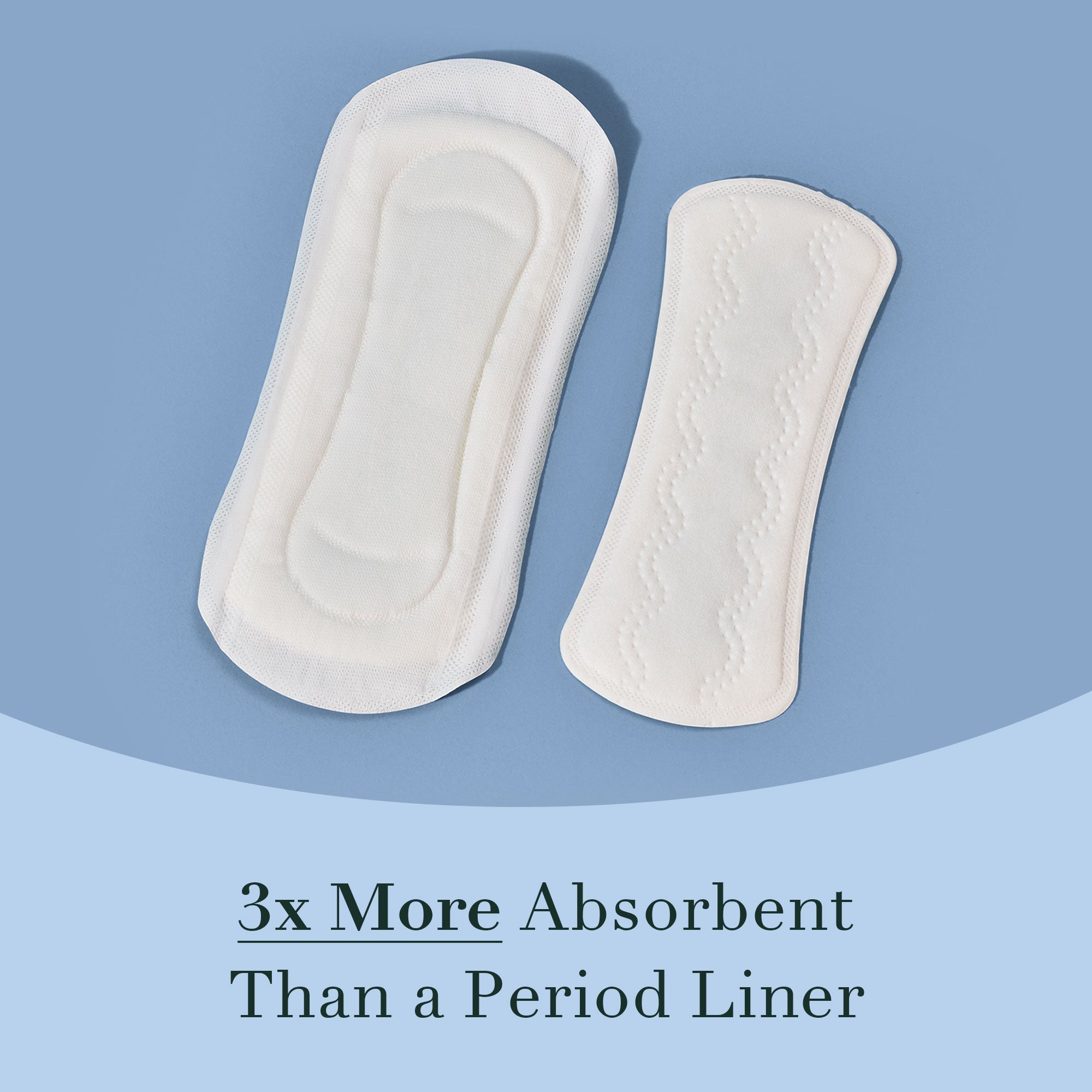 Regular Organic Cotton Cover Incontinence Liners W4