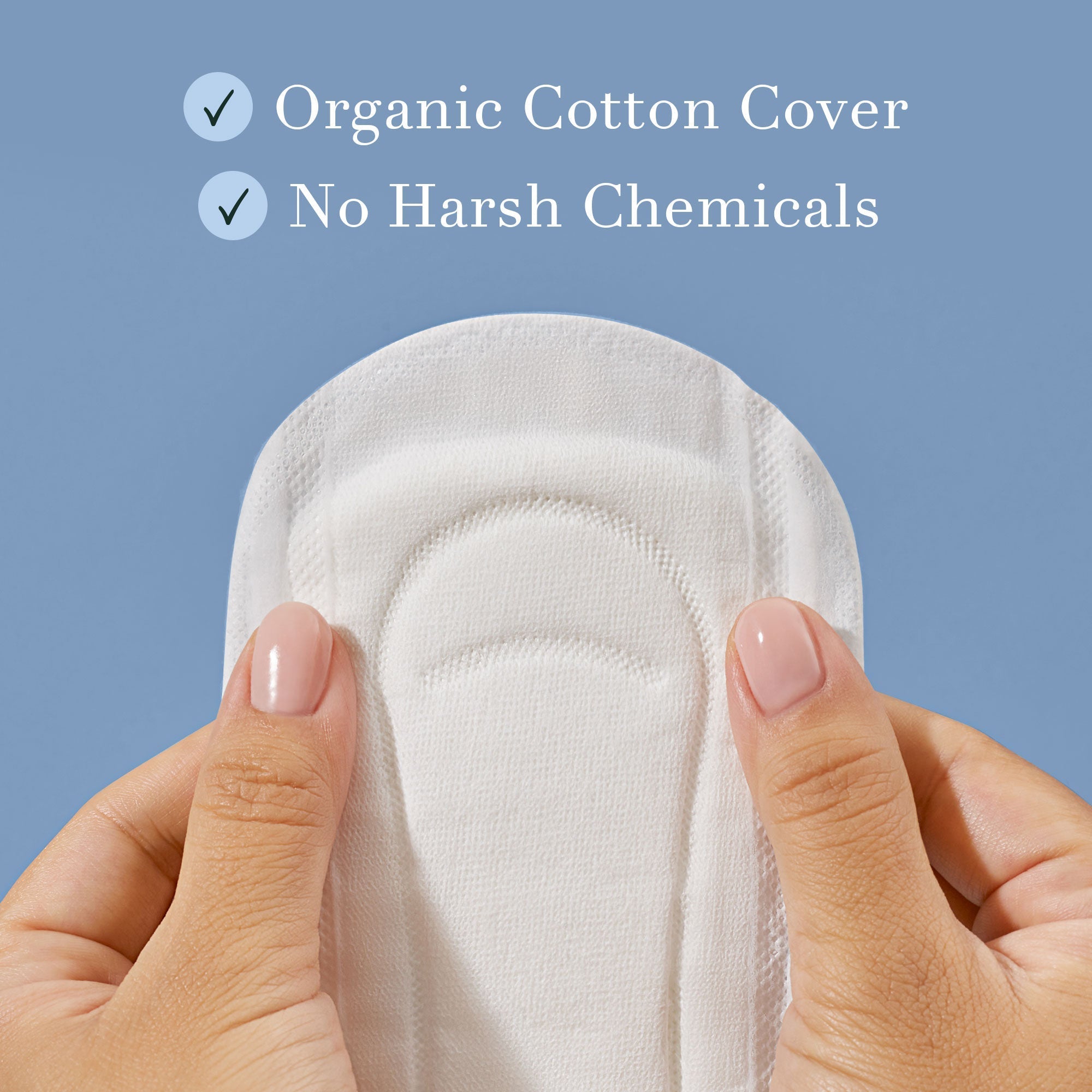 Regular Organic Cotton Cover Incontinence Liners W4