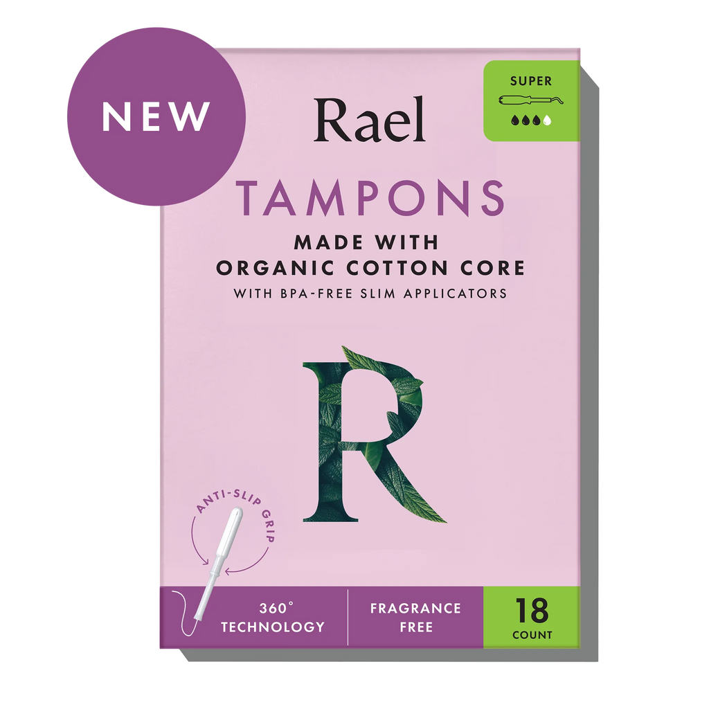 Super Slim Applicator Tampons Made With Organic Cotton N8