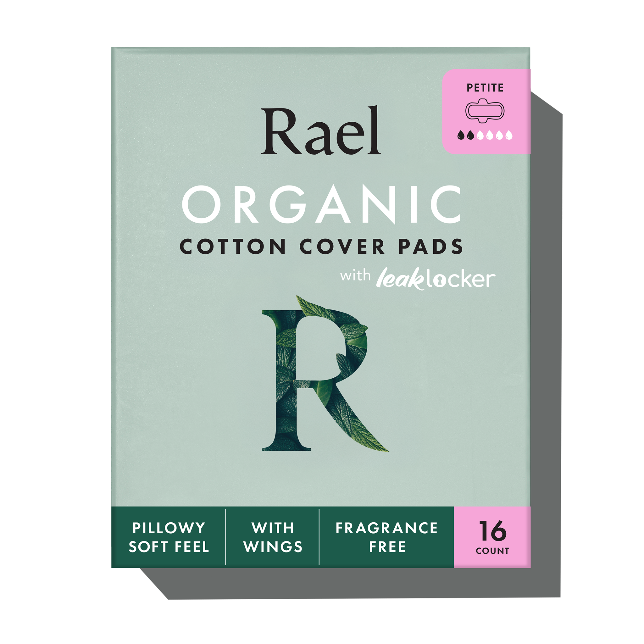 Petite Organic Cotton Cover Pads With Wings M7