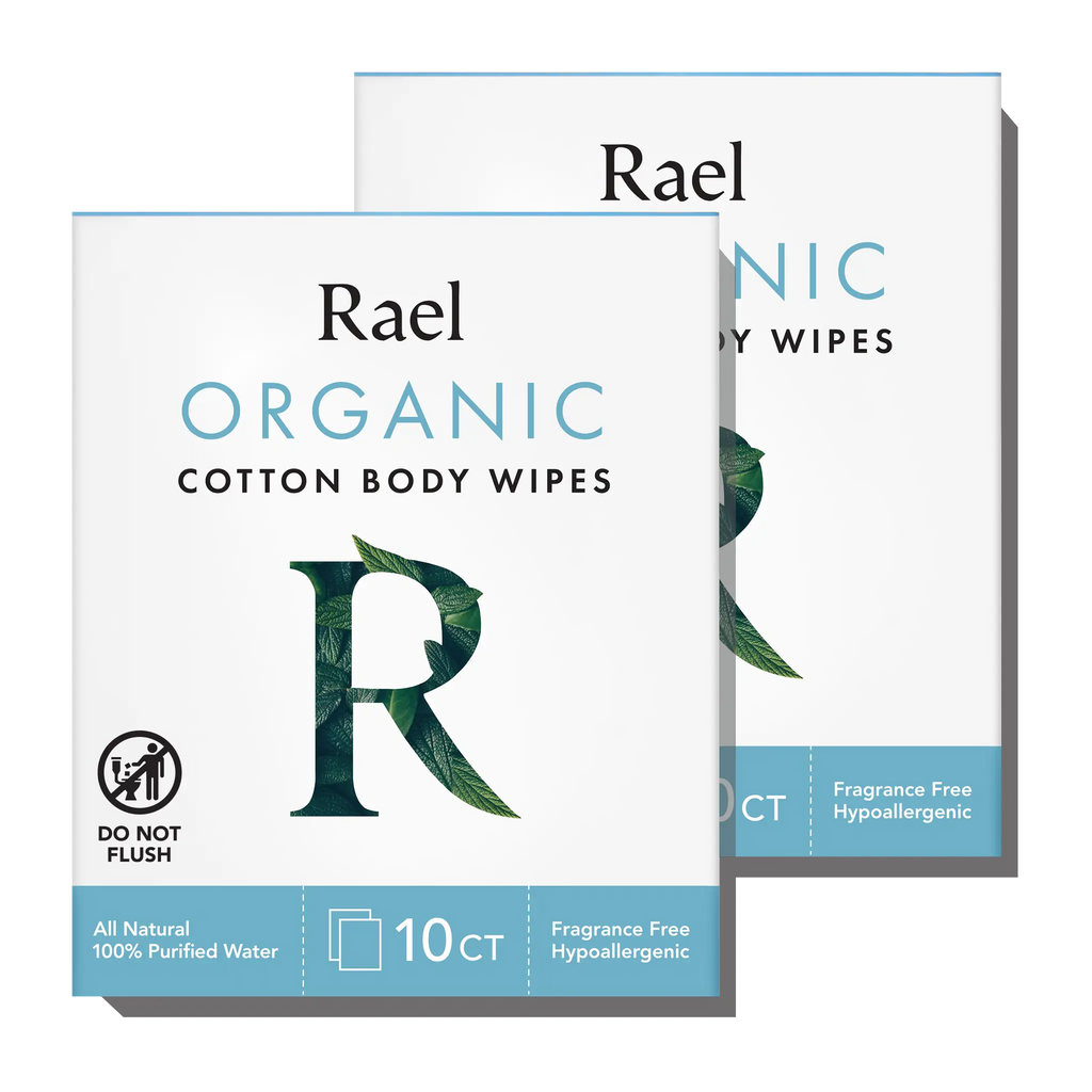 Organic Cotton Body Wipes - 2 Pack Q9