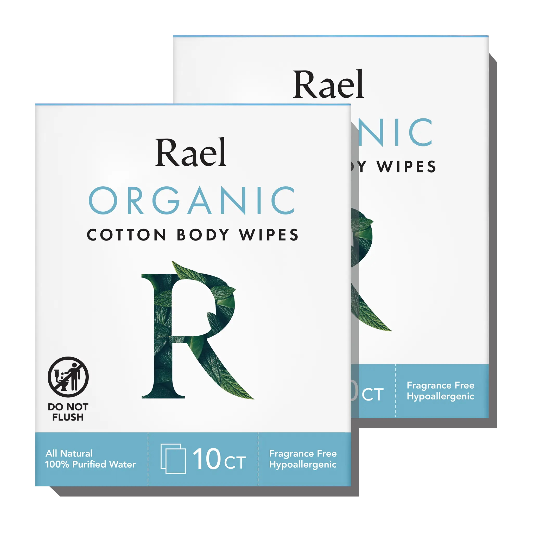 Organic Cotton Body Wipes - 2 Pack Q9
