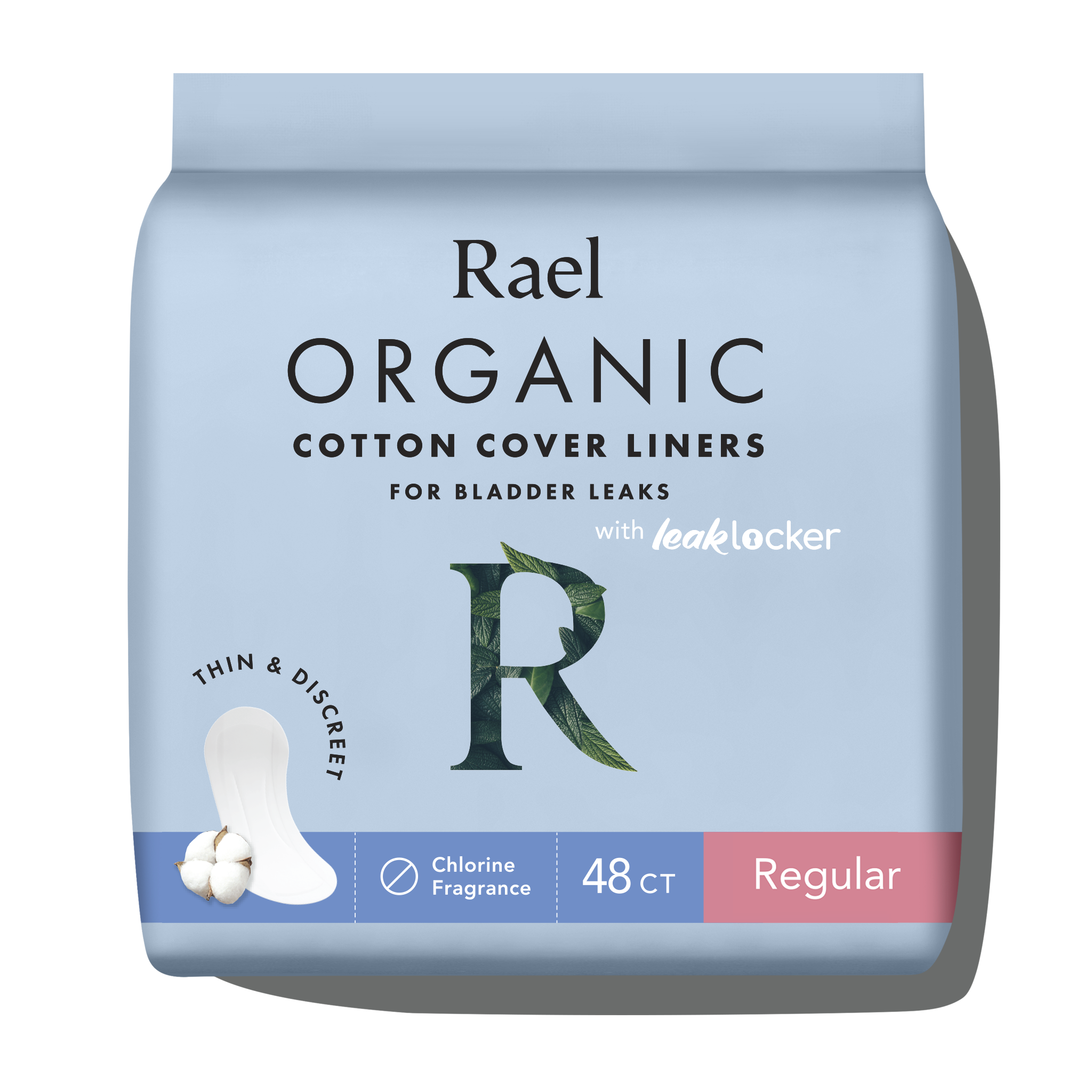 Regular Organic Cotton Cover Incontinence Liners W4