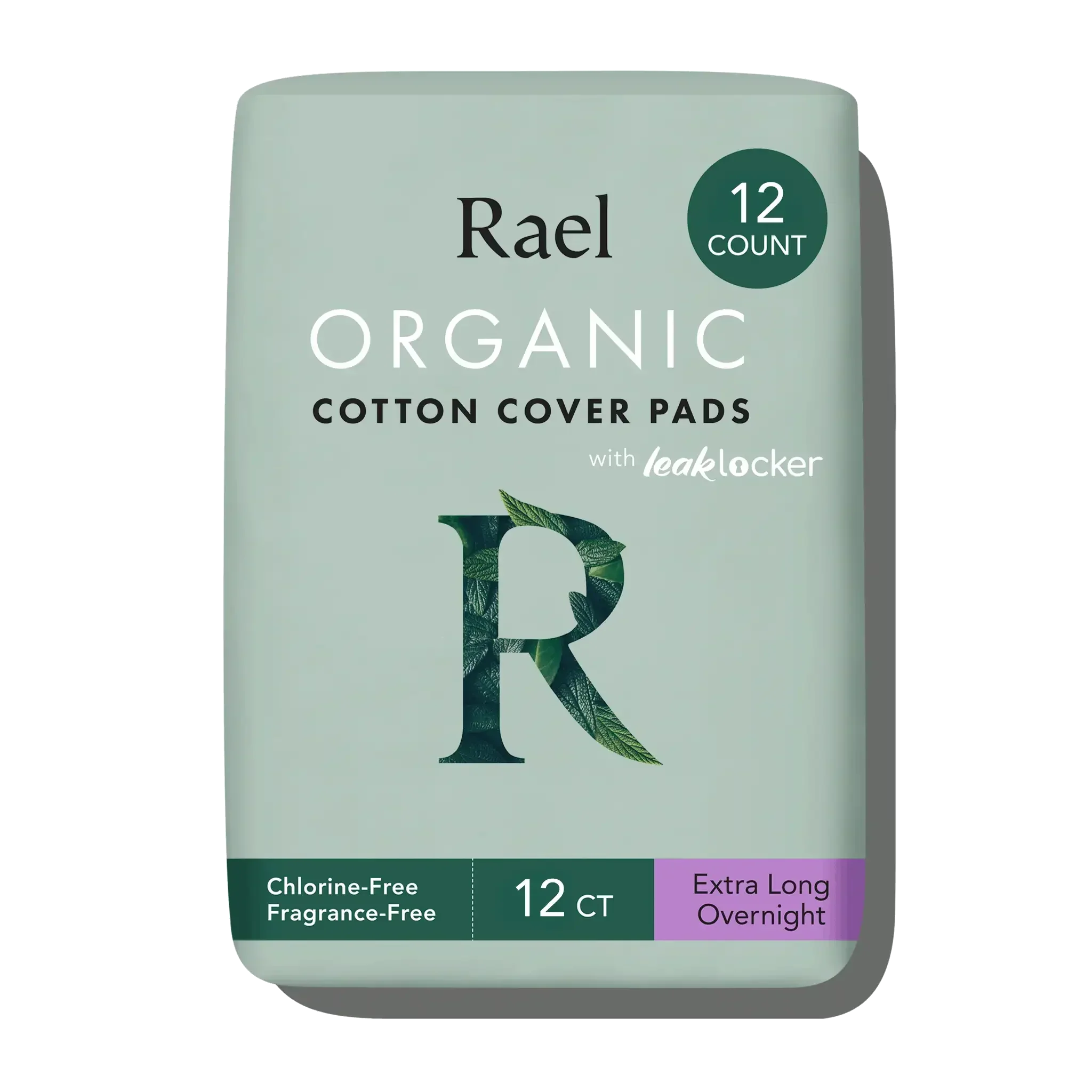 Extra Long Overnight Organic Cotton Cover Pads With Wings I6