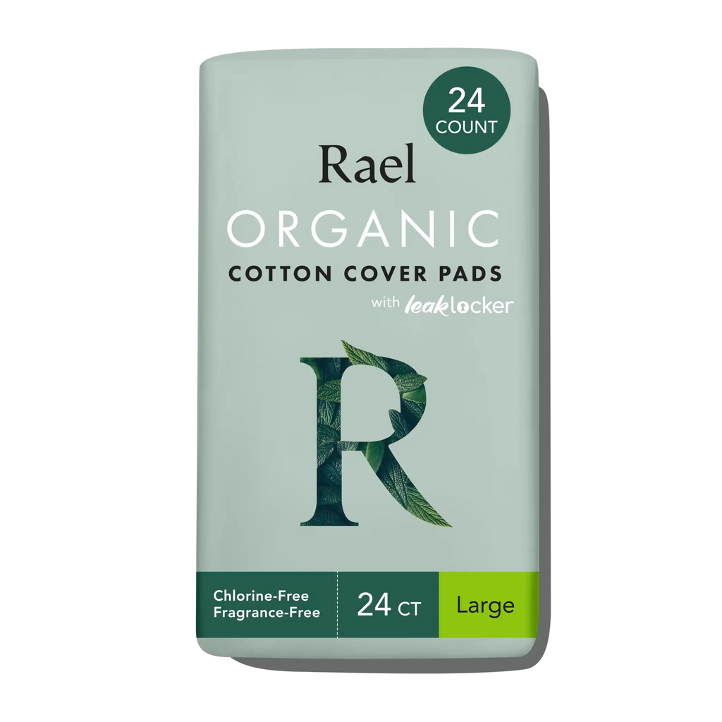 Large Organic Cotton Cover Pads With Wings W9