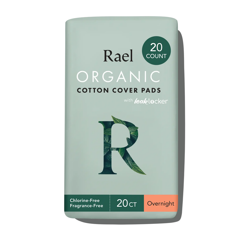 Overnight Organic Cotton Cover Pads With Wings P8