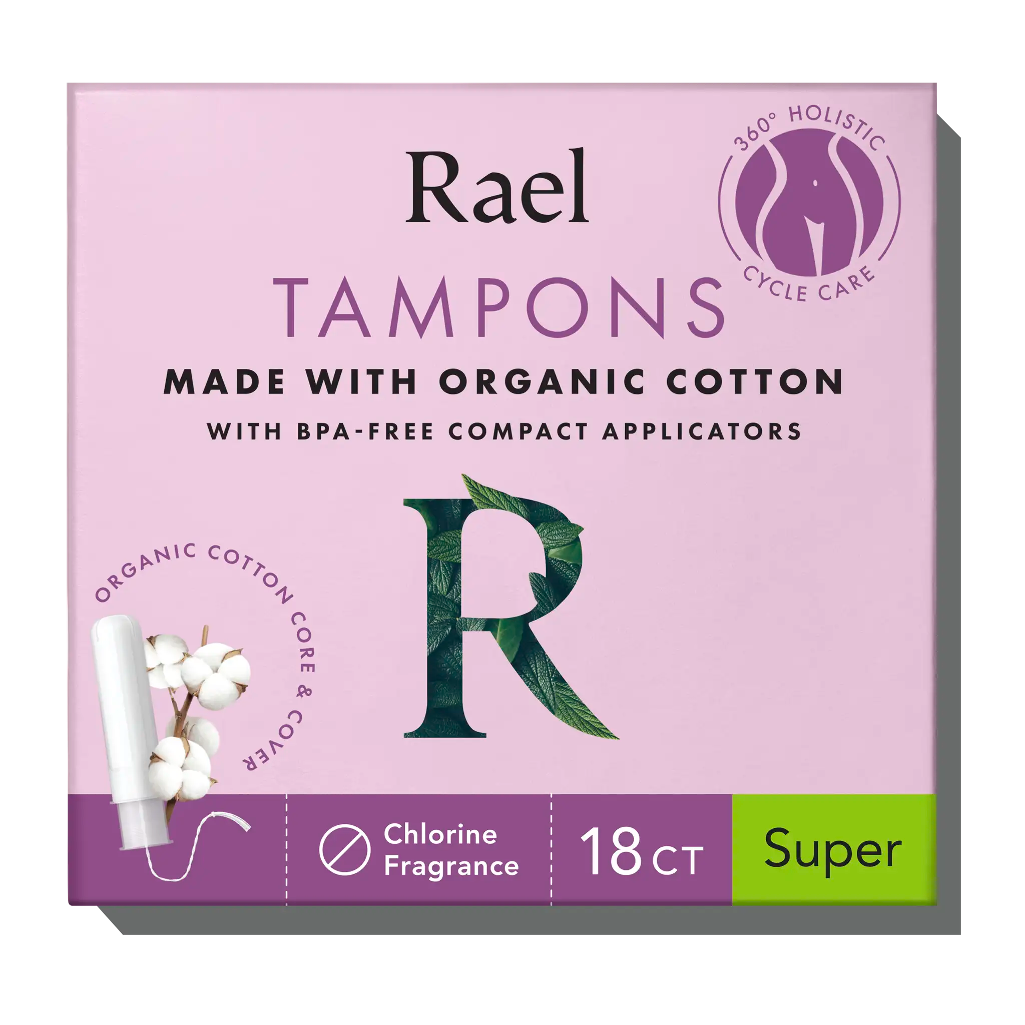 Super Compact Tampons Made With Organic Cotton V1