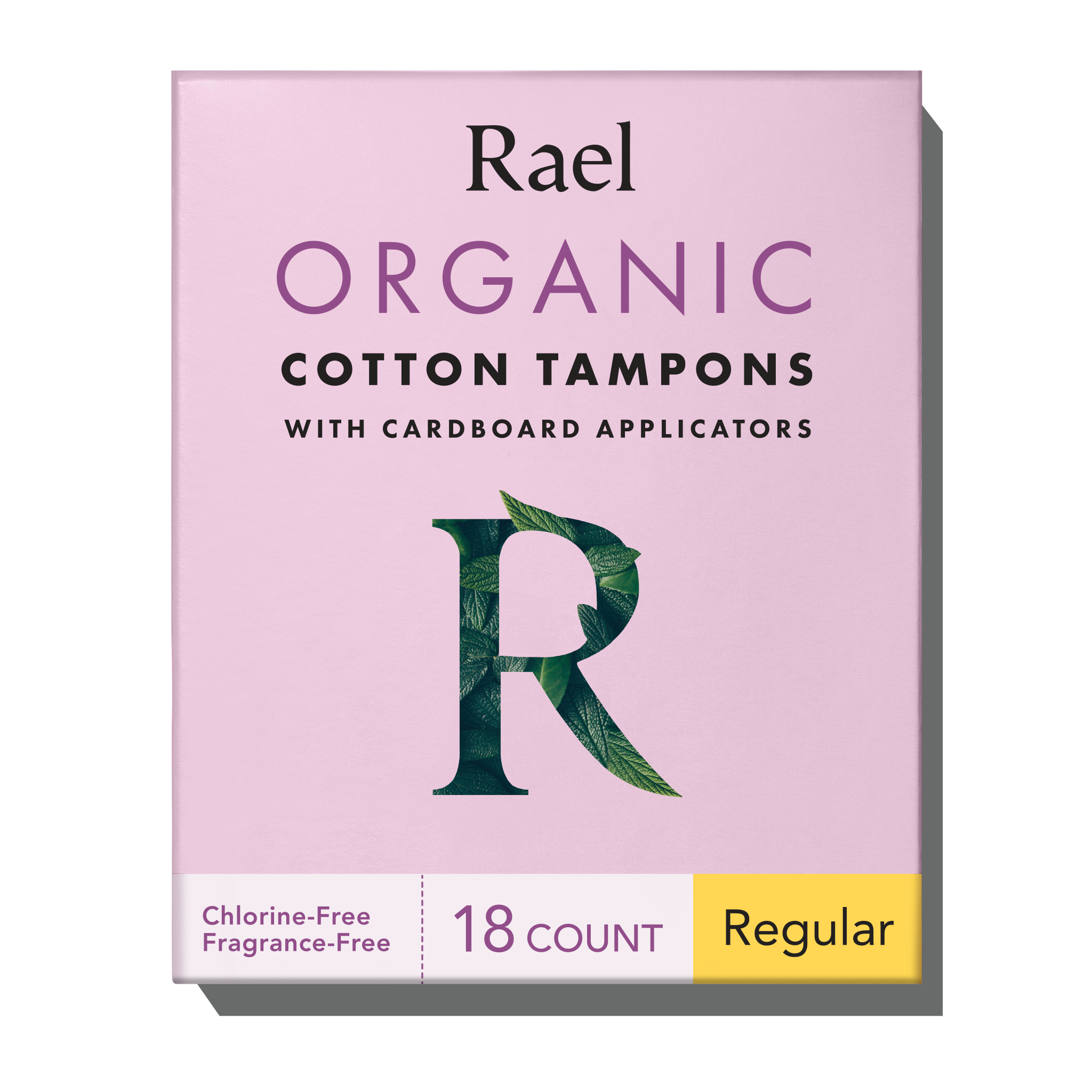 Regular Cardboard Applicator Tampons Made With Organic Cotton O6