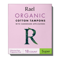 Super Cardboard Applicator Tampons Made With Organic Cotton K2