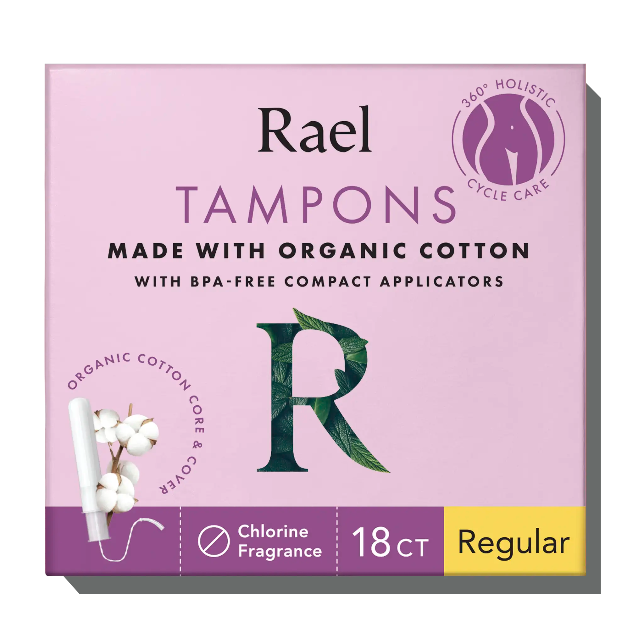 Regular Compact Tampons Made With Organic Cotton A7