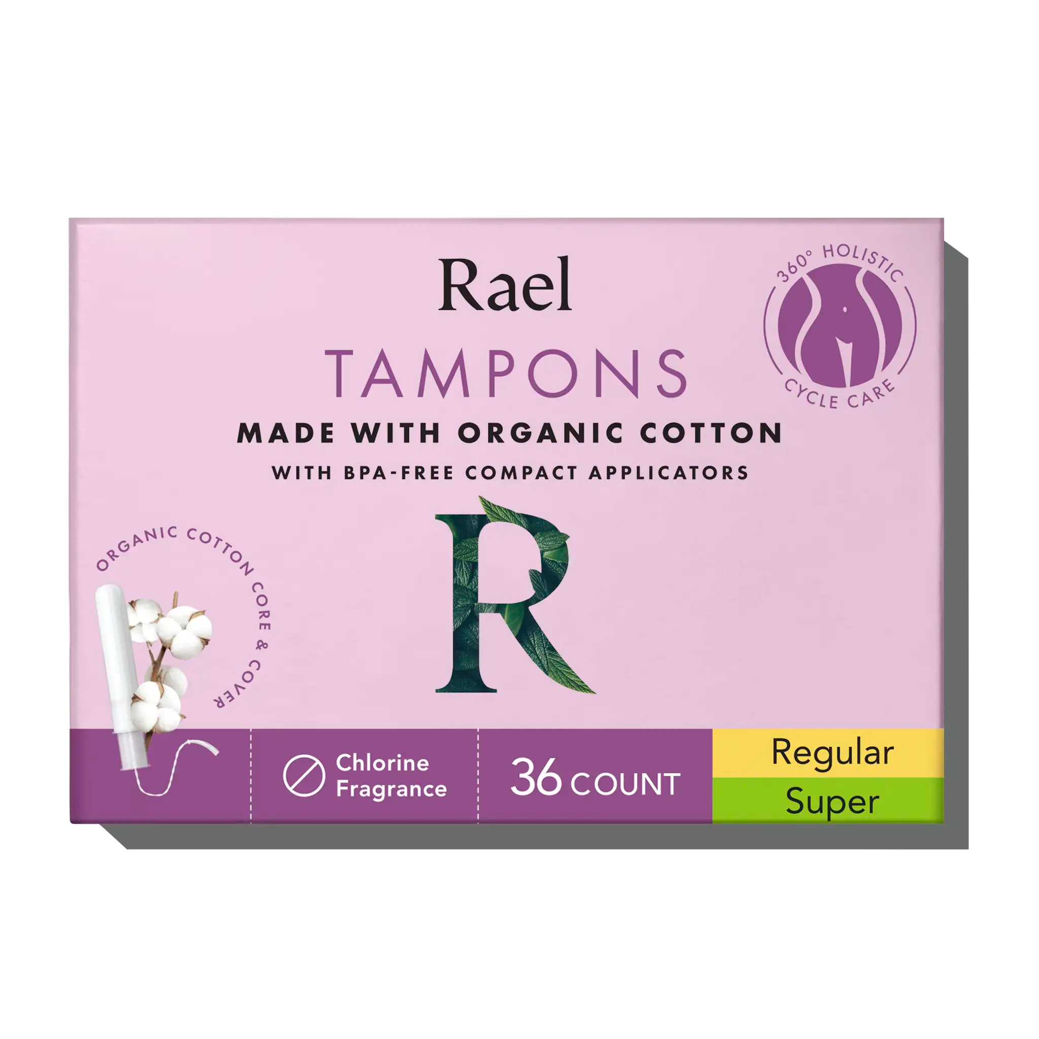Compact Tampons Made With Organic Cotton Value Pack U8