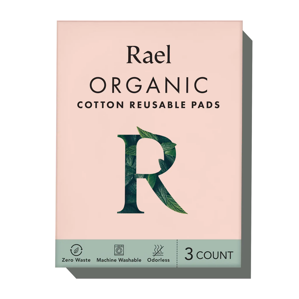 Organic Cotton Reusable Menstrual Pads - 3 Count E1