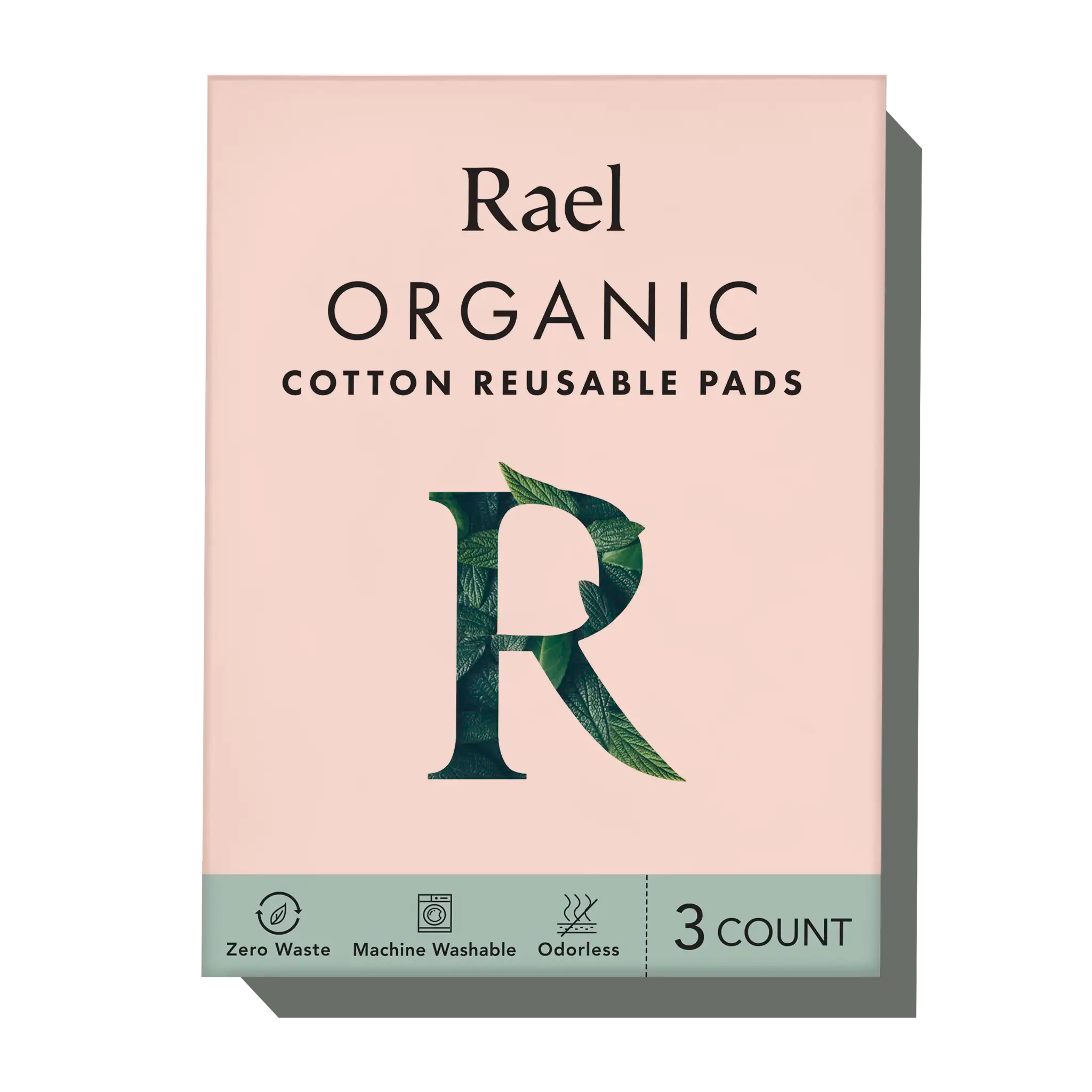 Organic Cotton Reusable Menstrual Pads - 3 Count E1