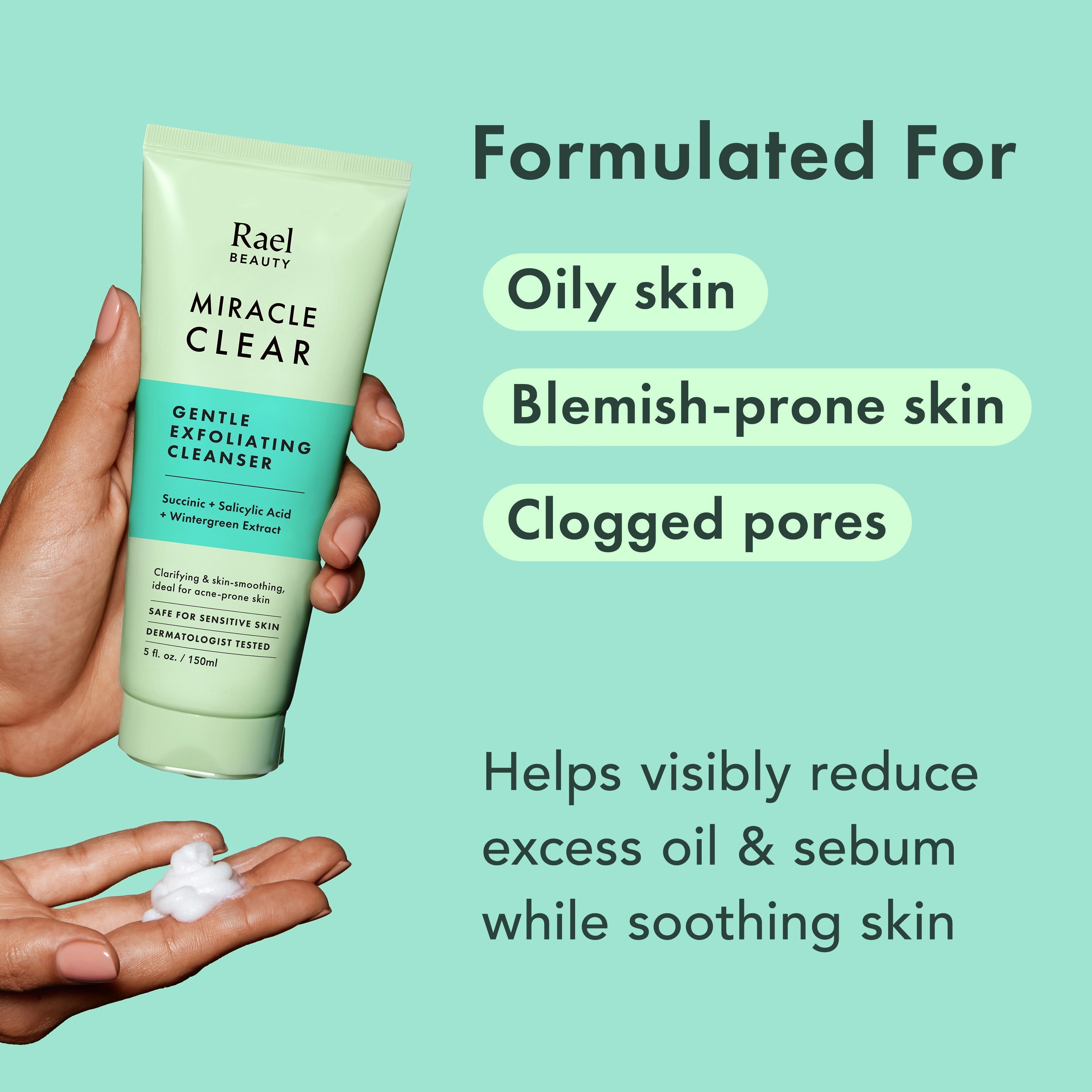 Miracle Clear Gentle Exfoliating Cleanser J5