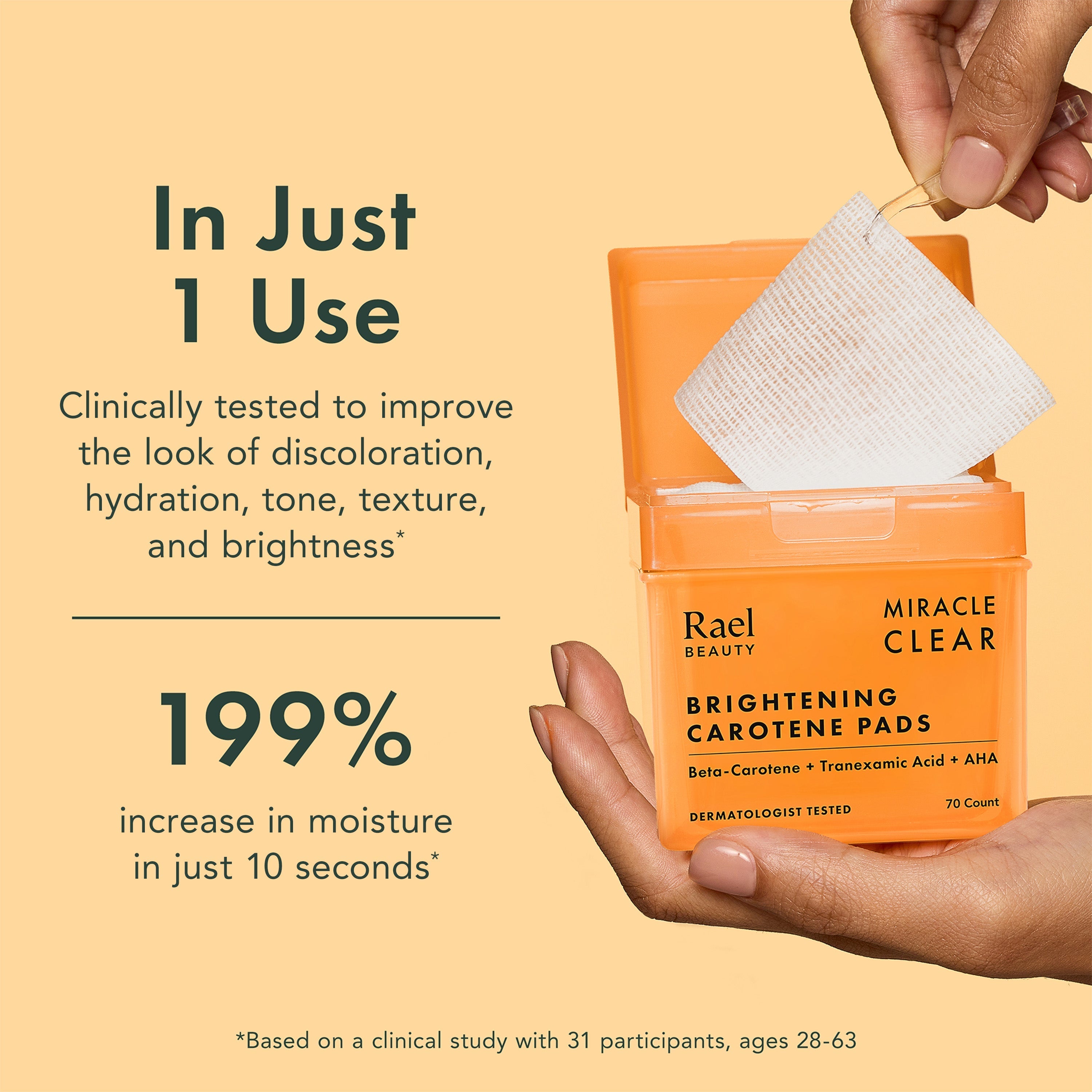 Miracle Clear Brightening Carotene Pads T0