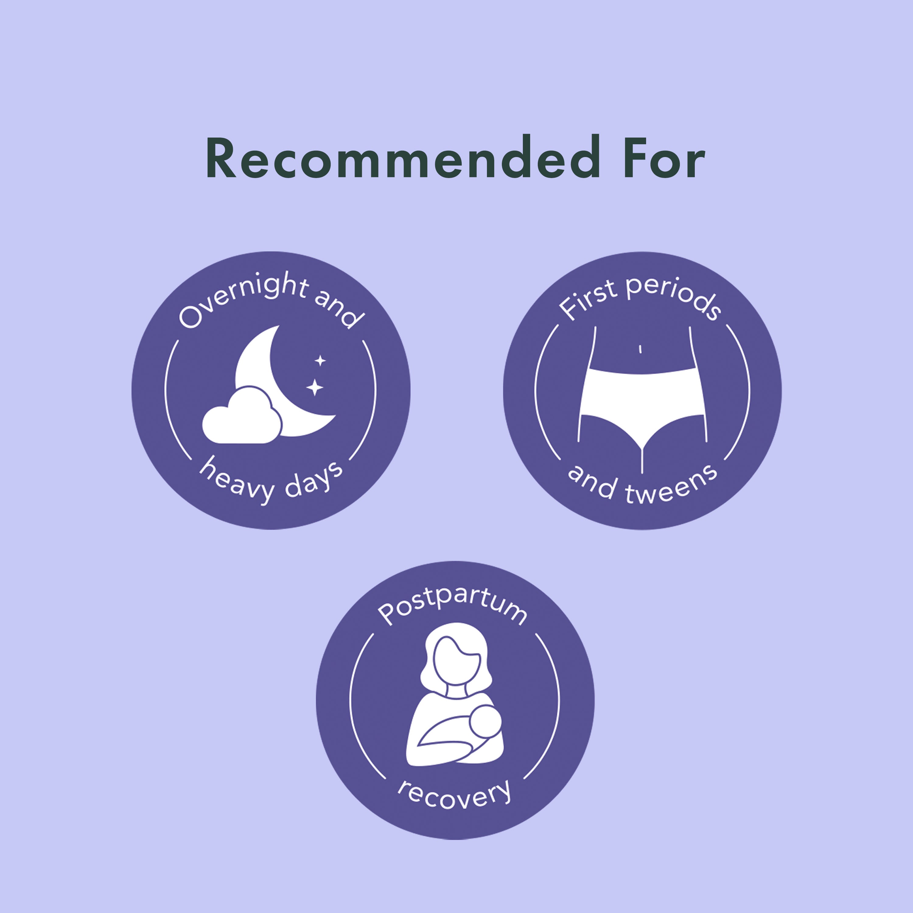 Disposable Period Underwear Made With Organic Cotton Y5