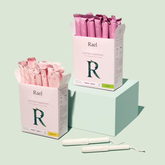 Super Cardboard Applicator Tampons Made With Organic Cotton K2