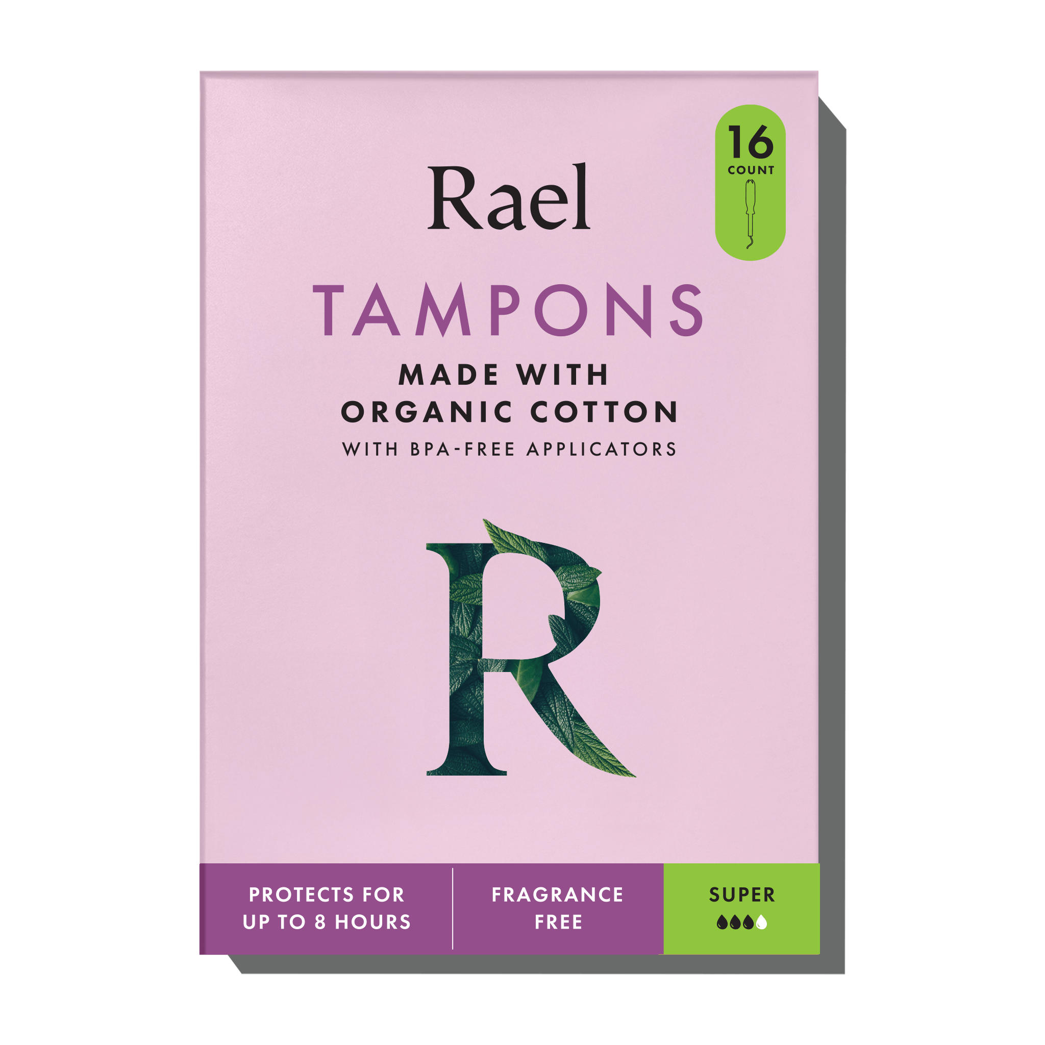 Super Tampons Made With Organic Cotton D6
