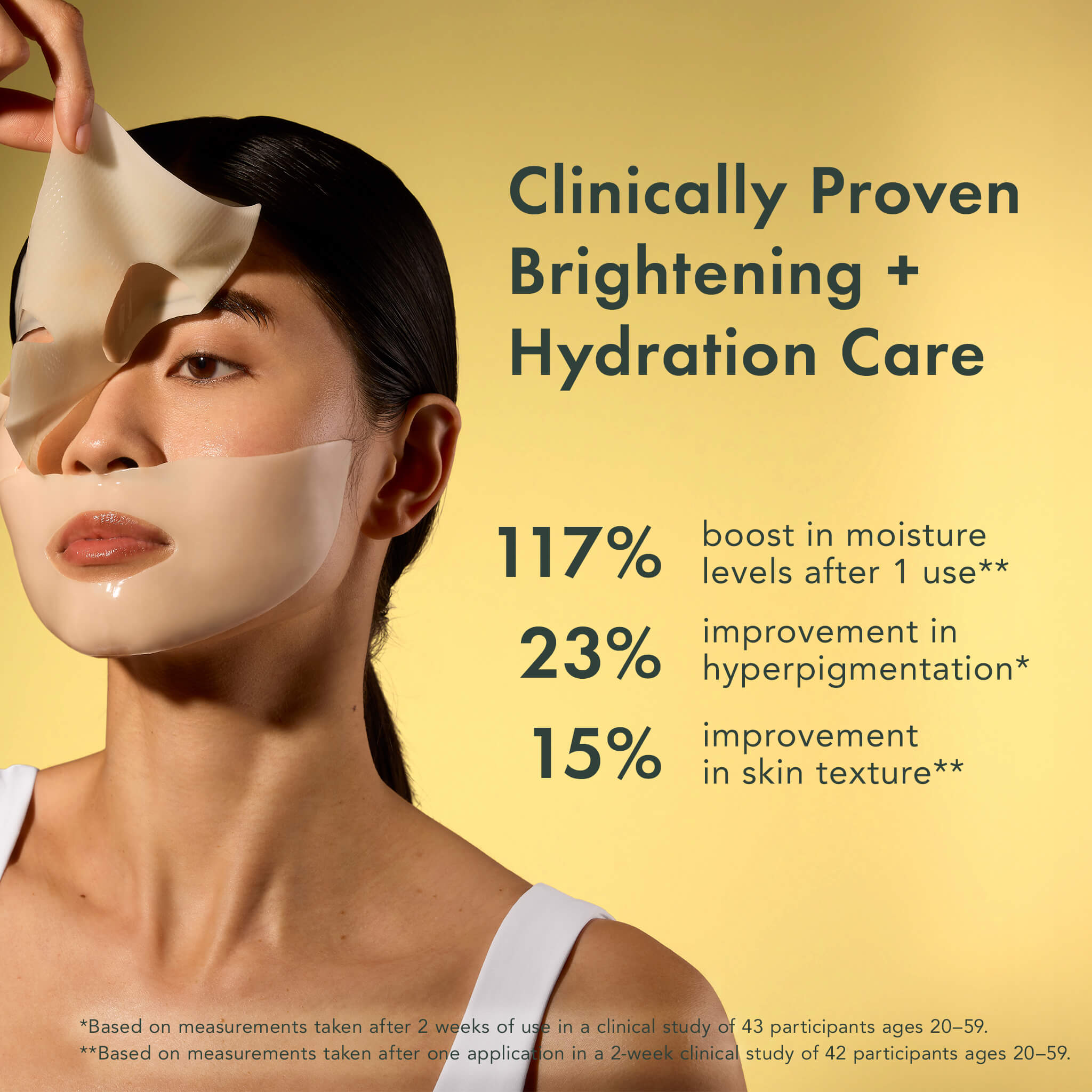 Glutathione + Vita C Hydrogel Mask O3