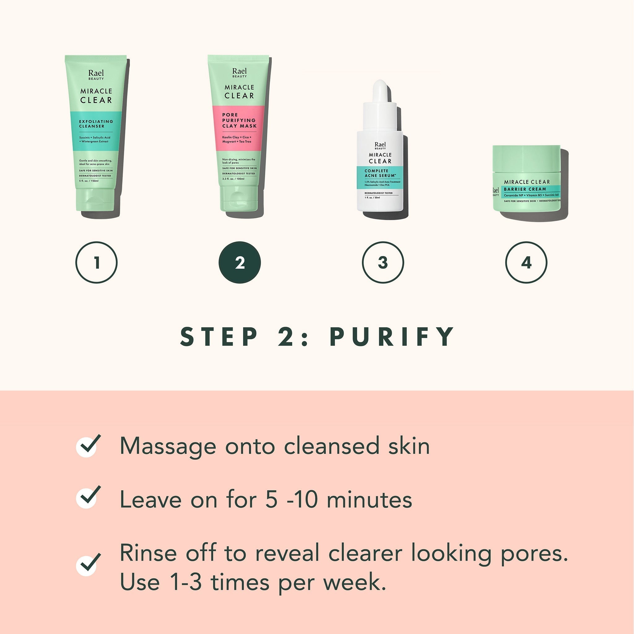 Miracle Clear Pore Purifying Clay Mask M2