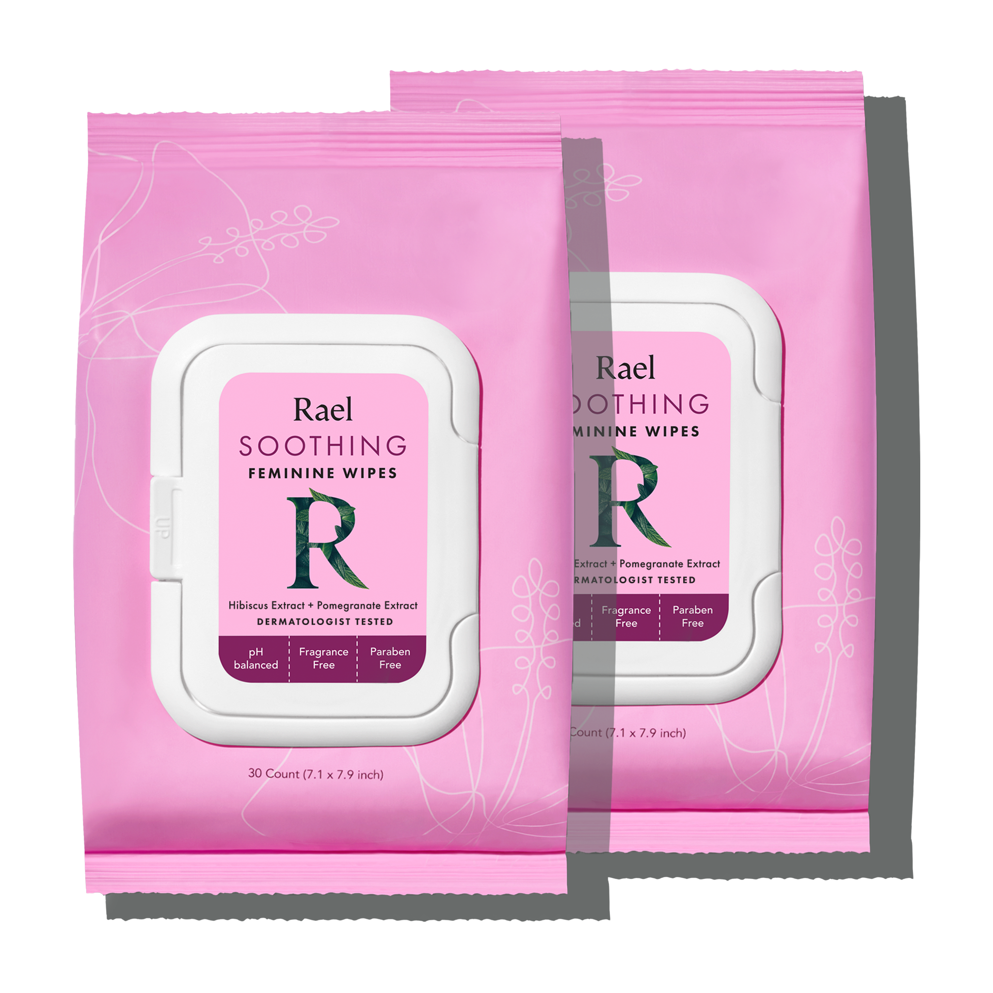 Soothing Feminine Wipes - 2 Pack V3