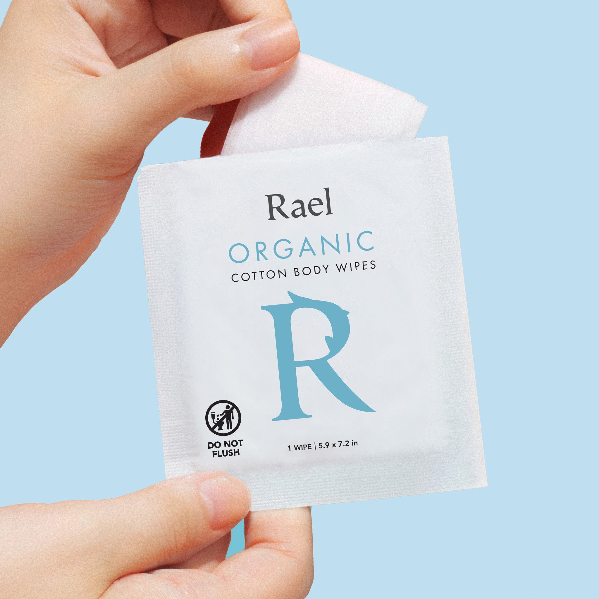 Organic Cotton Body Wipes - 2 Pack Q9